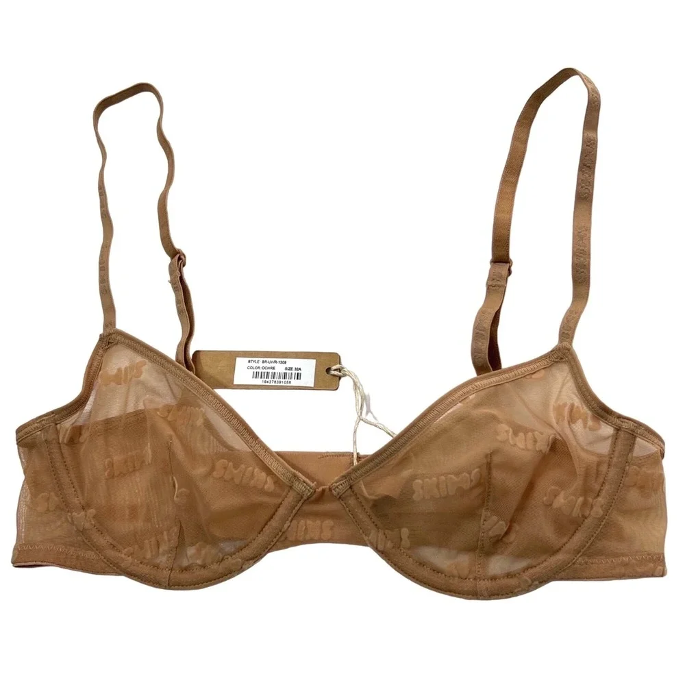 SKIMS‎ After Hours Underwire Bra Ochre 32A - Picture 2 of 8